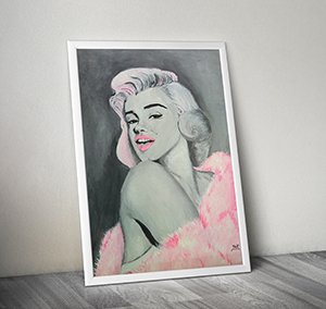 Portrait de Marilyn Monroe